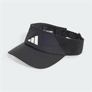 Adidas visiera Climacool nero con logo bianco