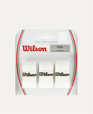 Wilson Pro Overgrip Perforated bianco 3 pezzi