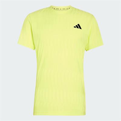 Adidas maglia da tennis uomo Freelift traspirante lemon