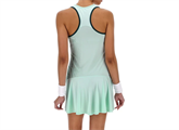 Lotto abito da tennis donna Tech D3 con grafica a zigzag glacier green