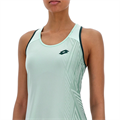 Lotto abito da tennis donna Tech D3 con grafica a zigzag glacier green