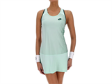 Lotto abito da tennis donna Tech D3 con grafica a zigzag glacier green