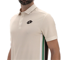 Lotto polo da tennis uomo Tech VI D1 beige white swan
