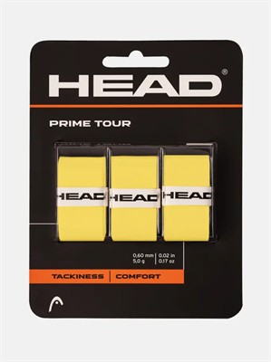 Head overgrip Prime Tour giallo confezione da 3 pezzi