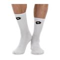 Lotto calza da tennis sock III bianca con logo 1 paio