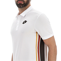 Lotto polo da tennis da uomo Tech VI D1 bianco