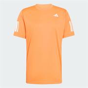 Adidas maglia da tennis uomo Club arancione con 3 strisce