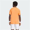 Adidas maglia da tennis uomo Club arancione con 3 strisce